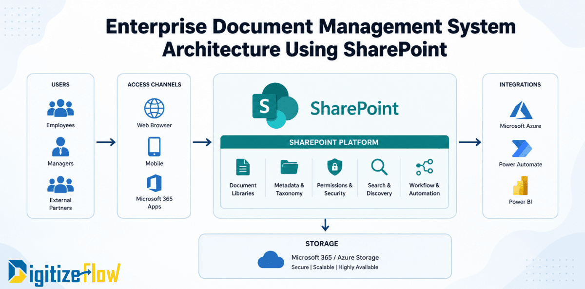 Enterprise Document Management System Architecture